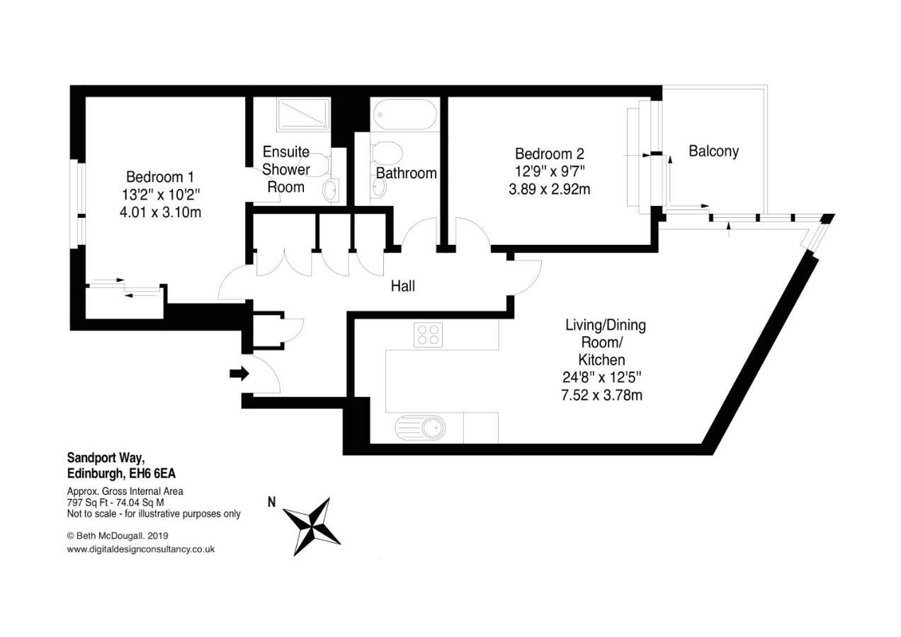 The Sandport Way Residence Edimburgo Exterior foto